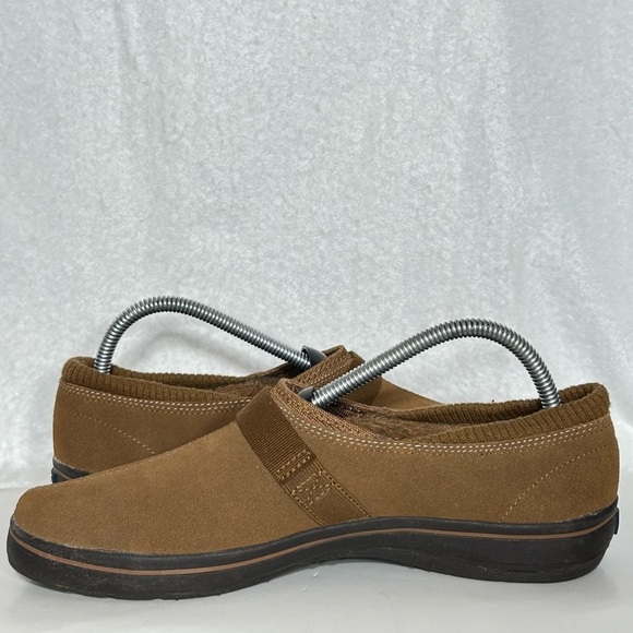 Keds Womens Brown Spring Step Leather w/Buckle Accent SlipOn Casual Shoes SZ 9.5 - Picture 7 of 12